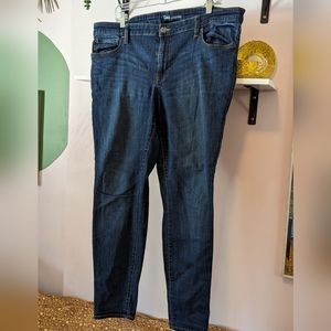 GAP high waisted blue Jeggings